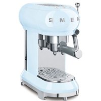 SMEG Semi-Automatic Espresso Machine with 15 bar pressure - Pastel Blue - Front_Zoom