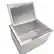 Angle Zoom. Coyote Outdoor Living - 25" Drop In Cooler - Stainless Steel.