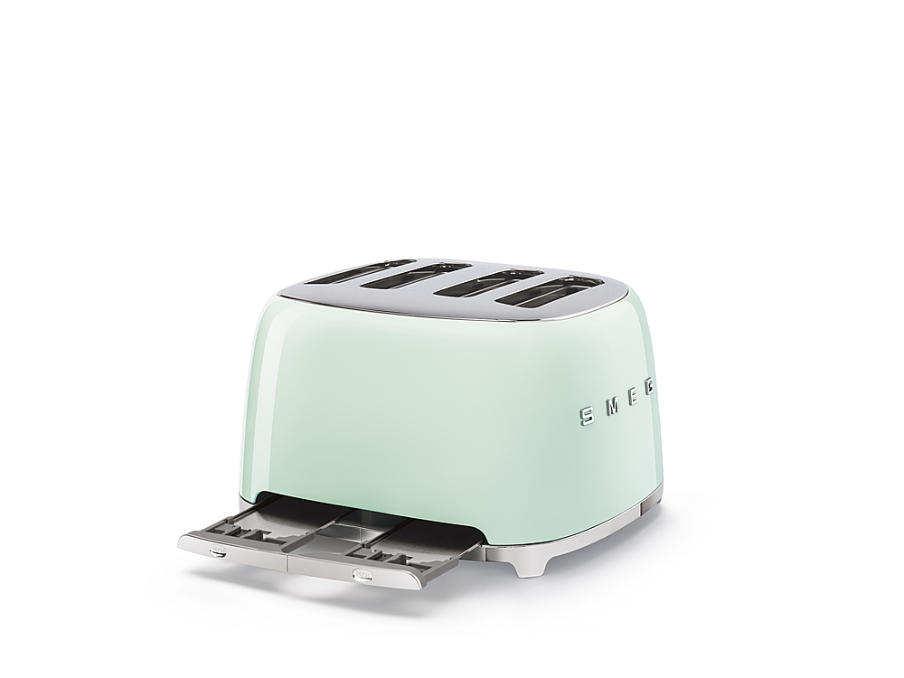 SMEG TSF03 4-Slice Wide-Slot Toaster Pastel Green TSF03PGUS - Best Buy