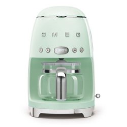 SMEG - DCF02 Drip 10-Cup Coffee Maker - Pastel Green - Front_Zoom