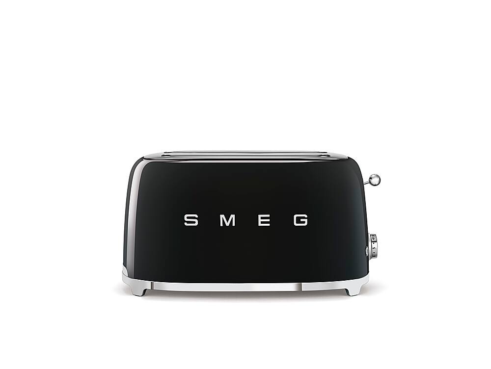 SMEG TSF02 4 Slice Long Wide Slot Toaster Black TSF02BLUS Open Box