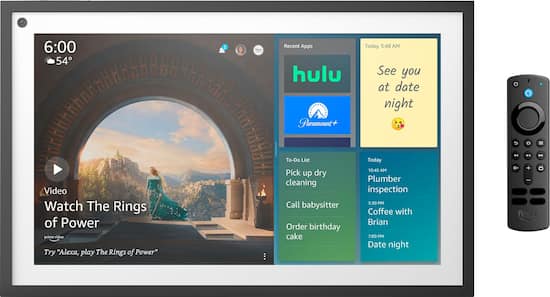 Amazon Echo Show 15 15.6 inch Smart Display with Alexa and Fire TV