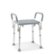 Front. Medline - Bath Bench with Arms - gray.