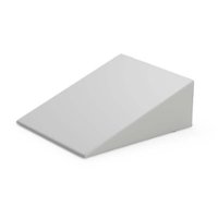 Martha Stewart - Compressed Bed Wedge Cushion - Gray - Front_Zoom