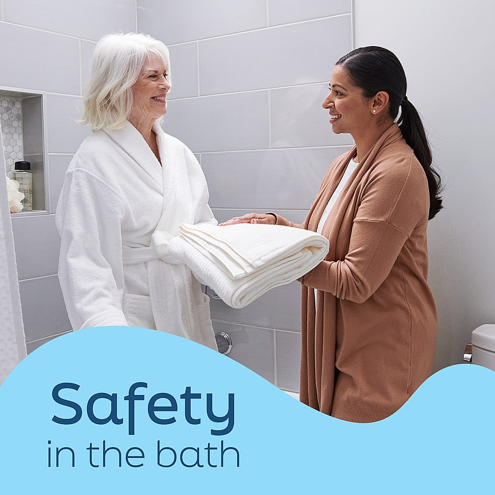 Alt View 12. Medline - Bath Chair with Backrest and Microban Protection - blue.