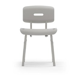 Martha Stewart - Euro Style Shower Chair with Microban - beige - Front_Zoom