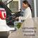 Left. Medline - Foldable Transport Chair with Microban - White.