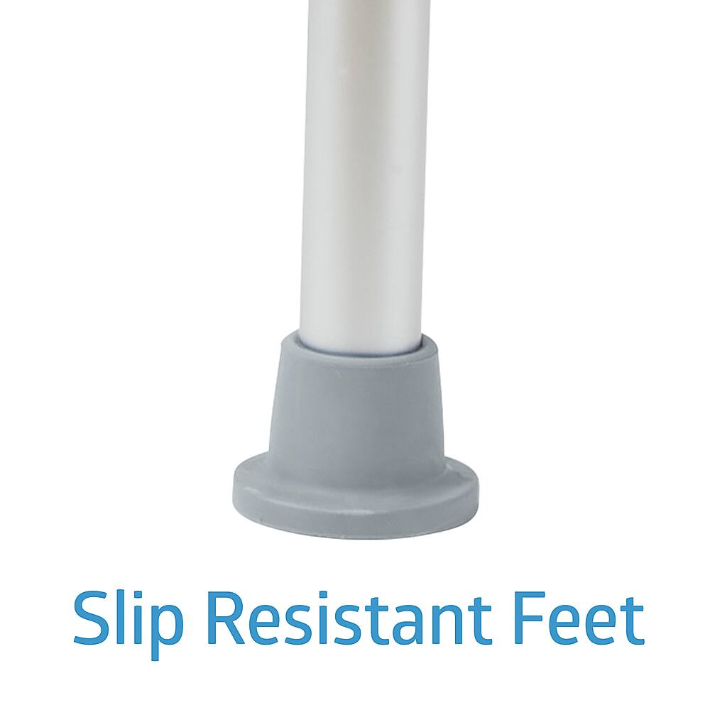 Alt View 12. Medline - Shower Chair with Back and Padded Arms - gray.