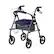 Alt View 11. Medline - Sleek Steel Rollators with Microban, 300lb Weight Capacity - Navy.