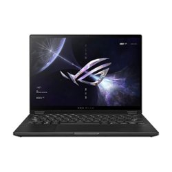 ASUS - ROG Flow X13 13.4” Touchscreen Gaming Laptop QHD - AMD Ryzen 9 7940HS with 32GB RAM - NVIDIA GeForce RTX 4070 - 1TB SSD - White - Front_Zoom