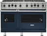 Viking - 48 in. Wide 8 Burner 5-Series Gas Open Burner Range - Slate Blue