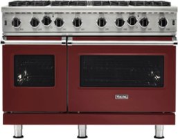 Viking - 5-Series 48"W Gas Open Burner Range - Reduction Red - Front_Zoom