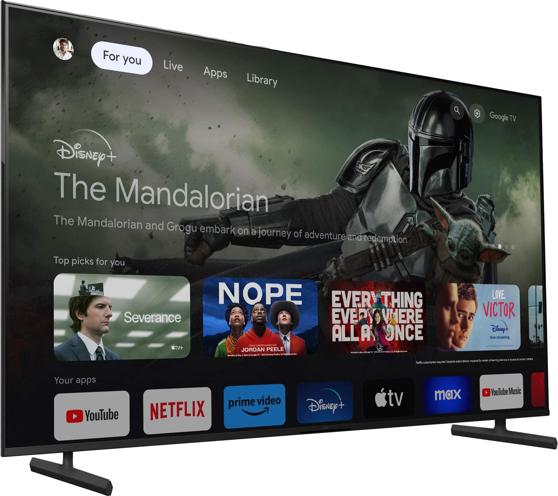 Alt View 12. Sony - 75" Class X77L LED 4K UHD Smart Google TV - Black.