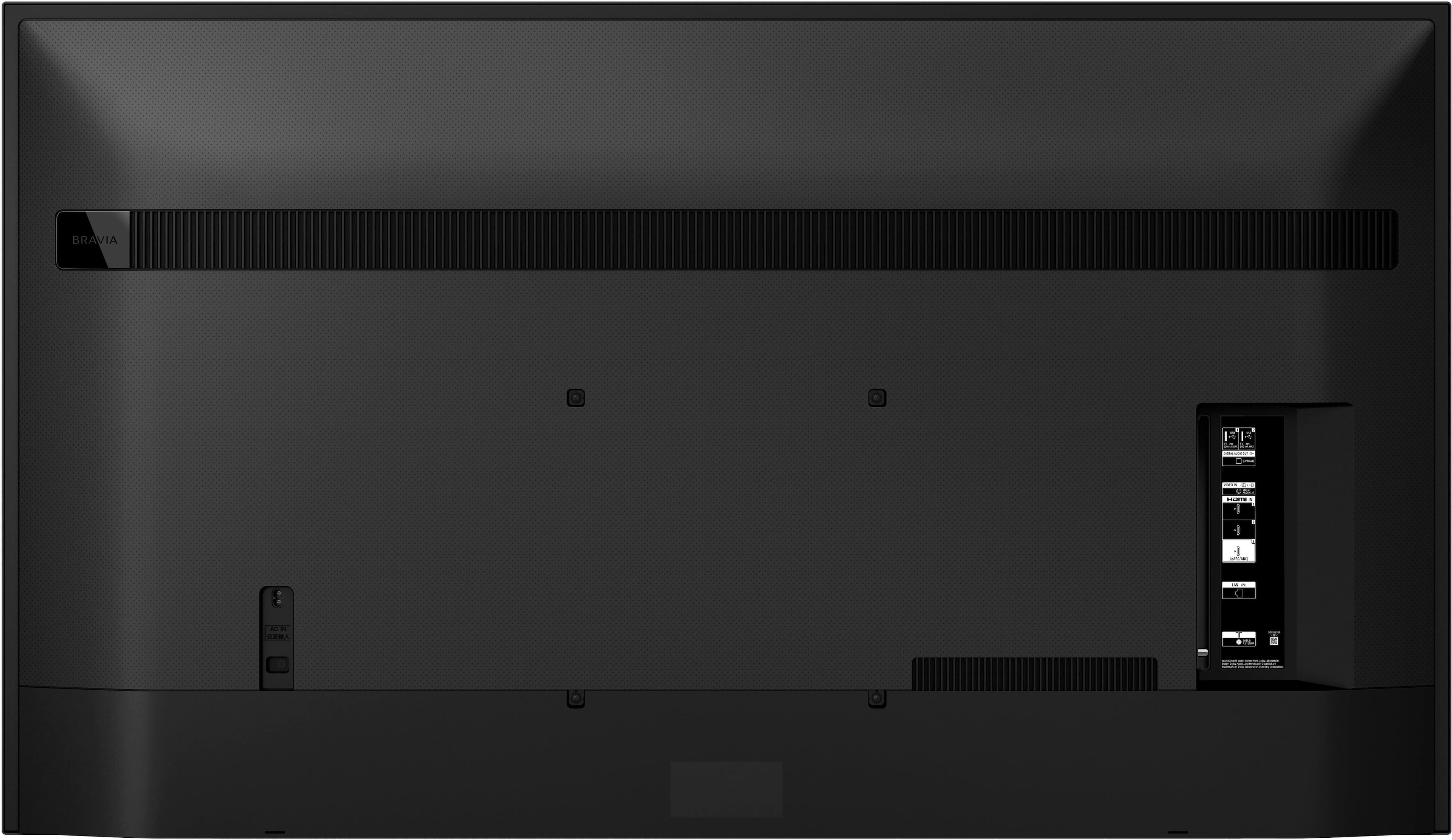 Back. Sony - 55" Class X77L LED 4K UHD Smart Google TV - Black.