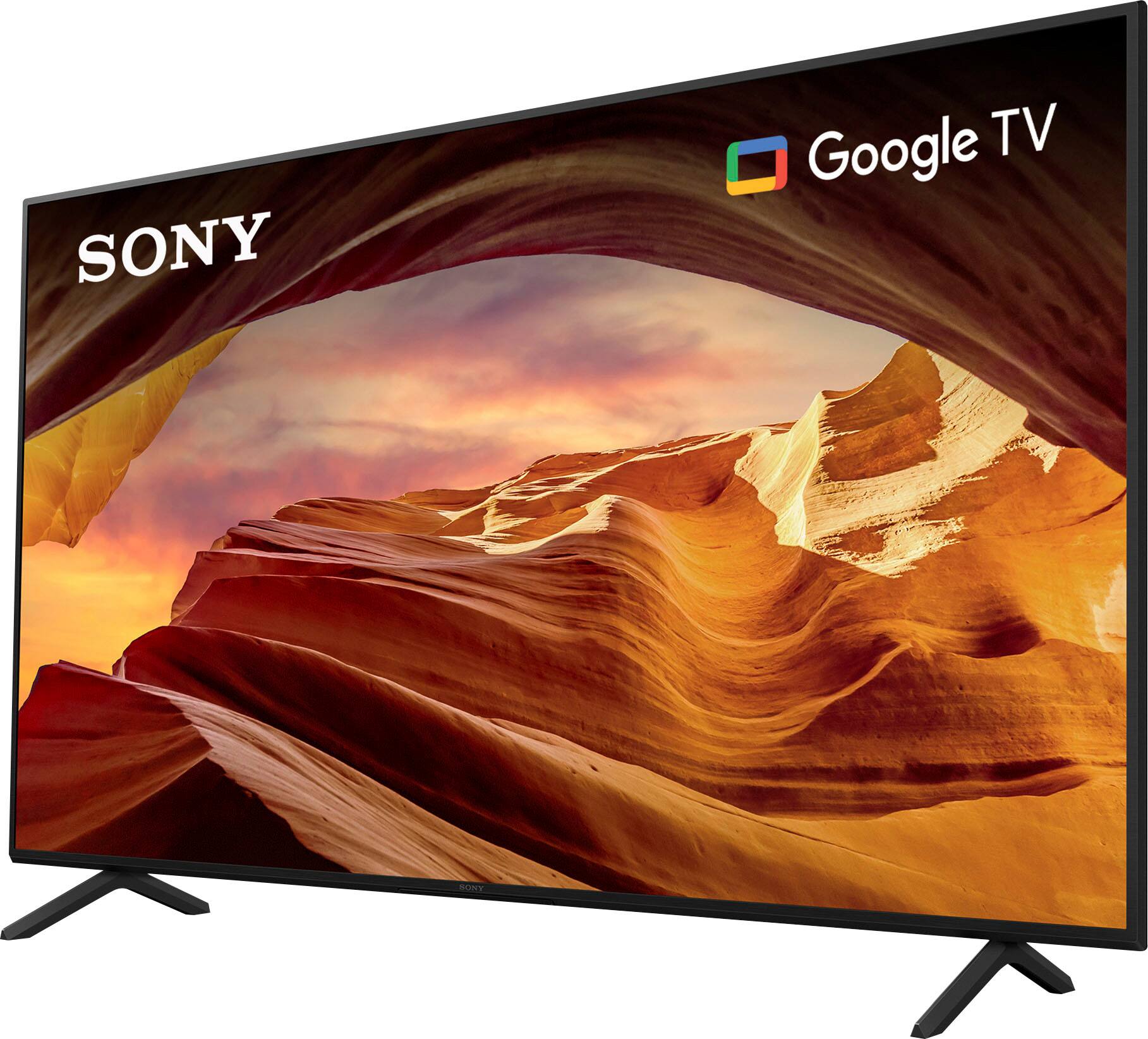 Left. Sony - 55" Class X77L LED 4K UHD Smart Google TV - Black.
