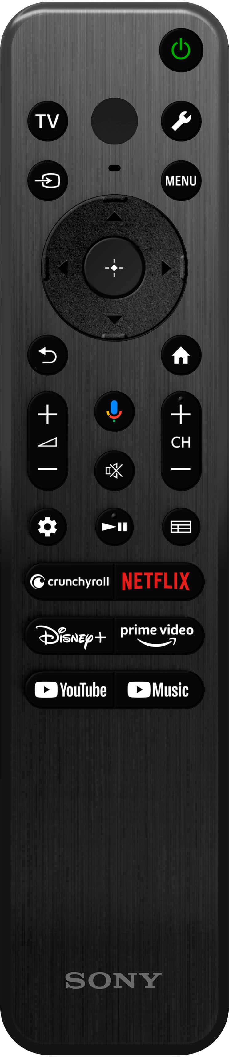 Remote Control. Sony - 55" Class X77L LED 4K UHD Smart Google TV - Black.