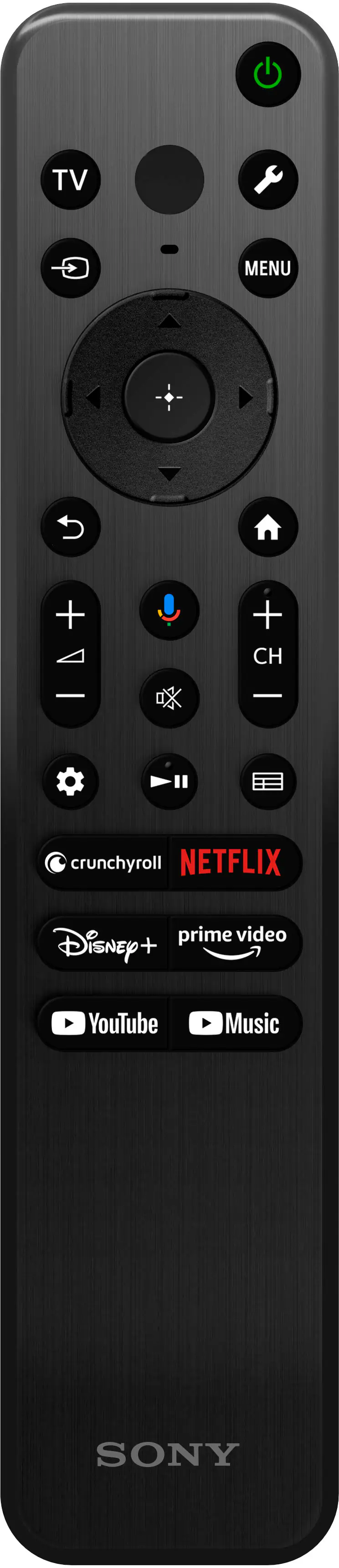 Remote Control. Sony - 55" Class X77L LED 4K UHD Smart Google TV - Black.