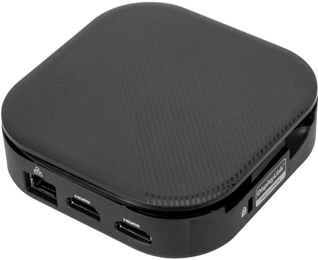 Alt View 12. Targus - USB-C Universal Dual HD Docking Station with 80W PD Pass-Thru - Black.