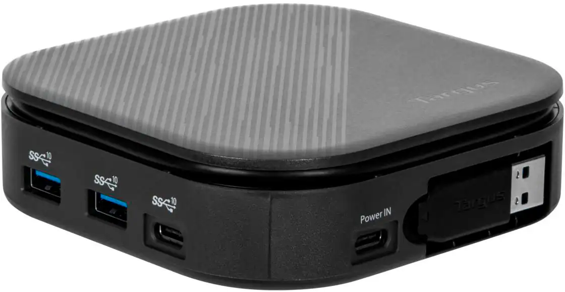 Alt View 13. Targus - USB-C Universal Dual HD Docking Station with 80W PD Pass-Thru - Black.