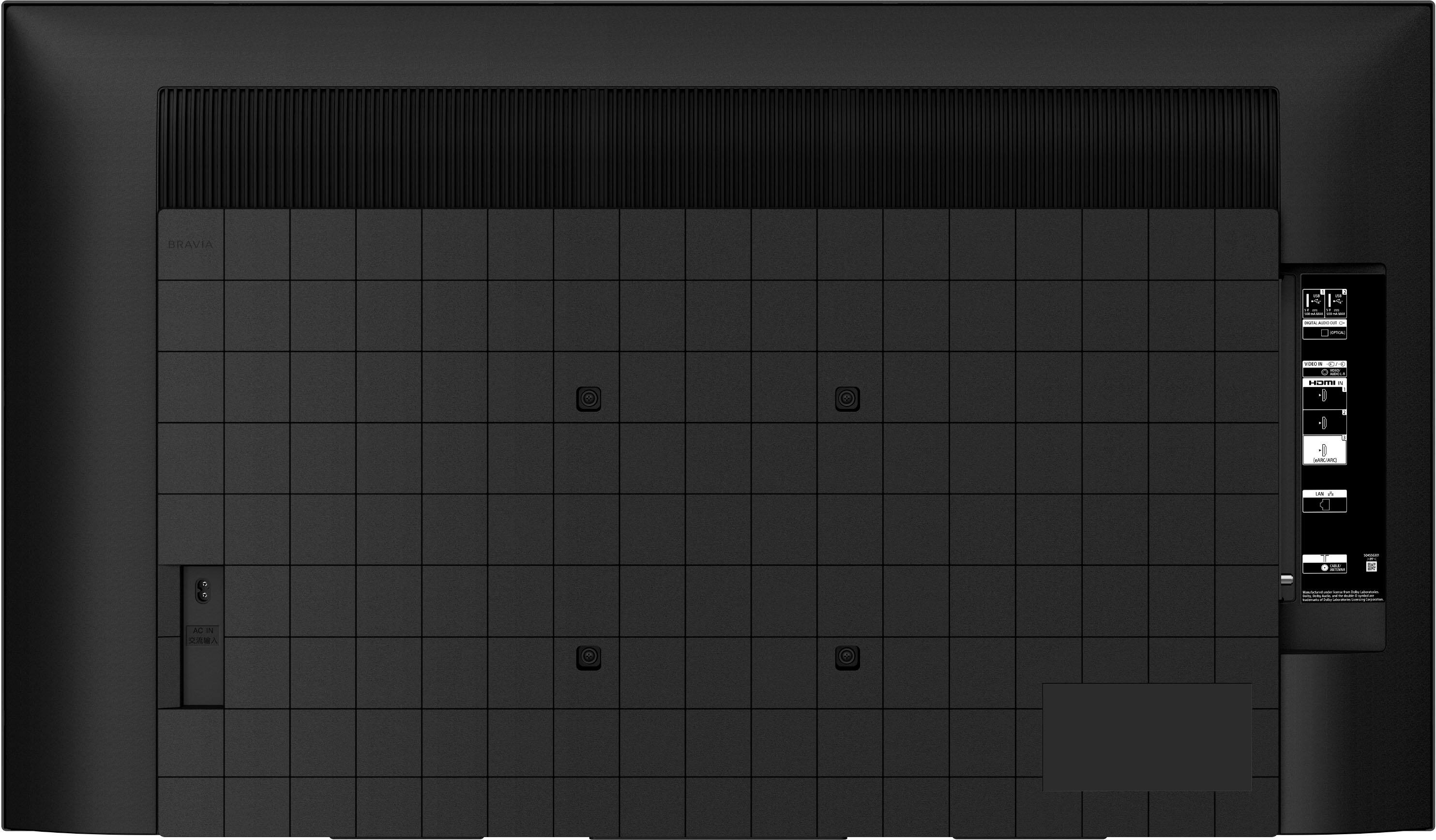 Back. Sony - 50" Class X77L LED 4K UHD Smart Google TV - Black.