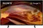 Front. Sony - 43" Class X77L LED 4K UHD Smart Google TV - Black.