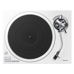 Technics - SL-1500C Semi-automatic direct direct drive turntable with built-in phono preamp - White - Front_Zoom
