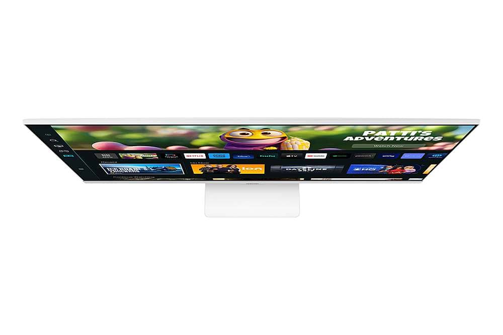 Alt View 13. Samsung - M50C 27" FHD Smart Tizen Monitor with Streaming TV, HDR10, Built-in Speakers (HDMI, USB) - White.