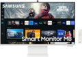 Alt View 1. Samsung - M80C 32" Smart Tizen 4K UHD Monitor with Streaming TV, HDR10, Ergonomic Stand, SlimFit Camera, Built-in Speakers - Warm White.