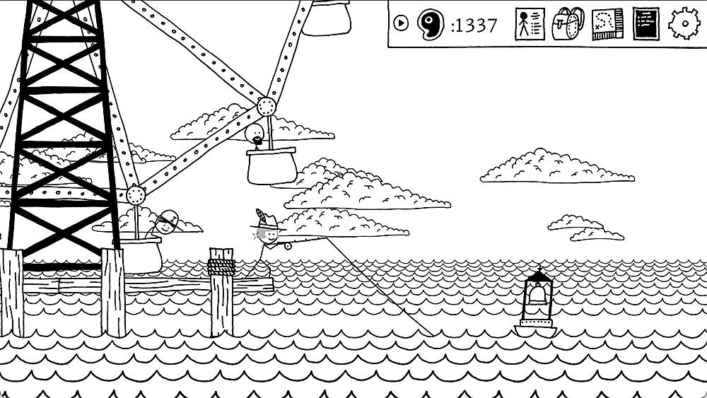 Left. Push Button Games - Shadows Over Loathing.