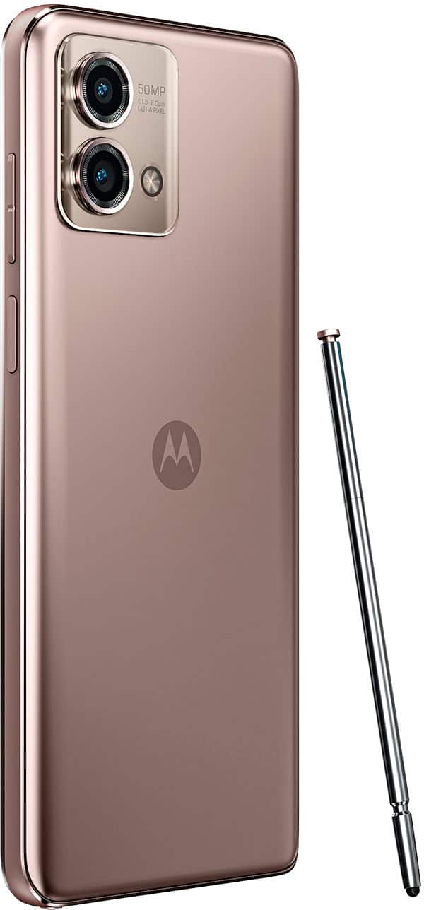 Alt View 11. Motorola - moto g stylus 5G 2023 256GB (Unlocked) - Rose Champagne.