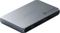 Satechi Type-C Aluminum Stand and Hub for Mac Mini & Mac Studio USB-C Data  Port, Micro/SD Card Reader, 3 USB 3.0 & Audio Jack ST-ABHFM - Best Buy