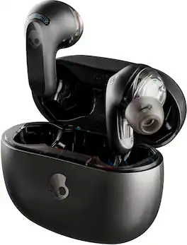 Skullcandy - Rail ANC In-Ear Noise Canceling True Wireless Headphones - True Black