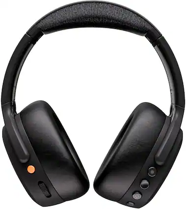 Front. Skullcandy - Crusher ANC 2 Over-the-Ear Noise Canceling Wireless Headphones - Black.