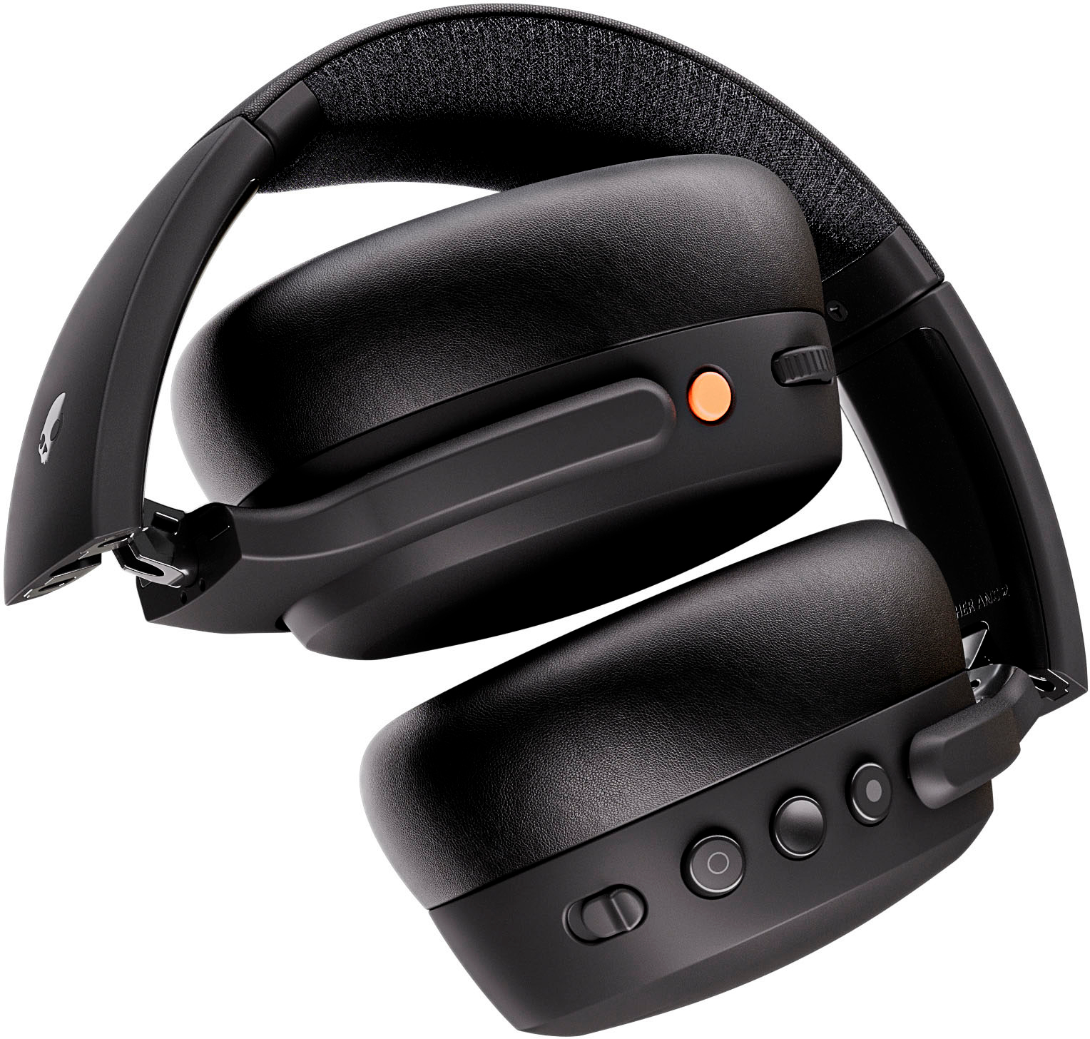 Left View: Skullcandy - Crusher ANC 2 Over-the-Ear Noise Canceling Wireless Headphones - Black