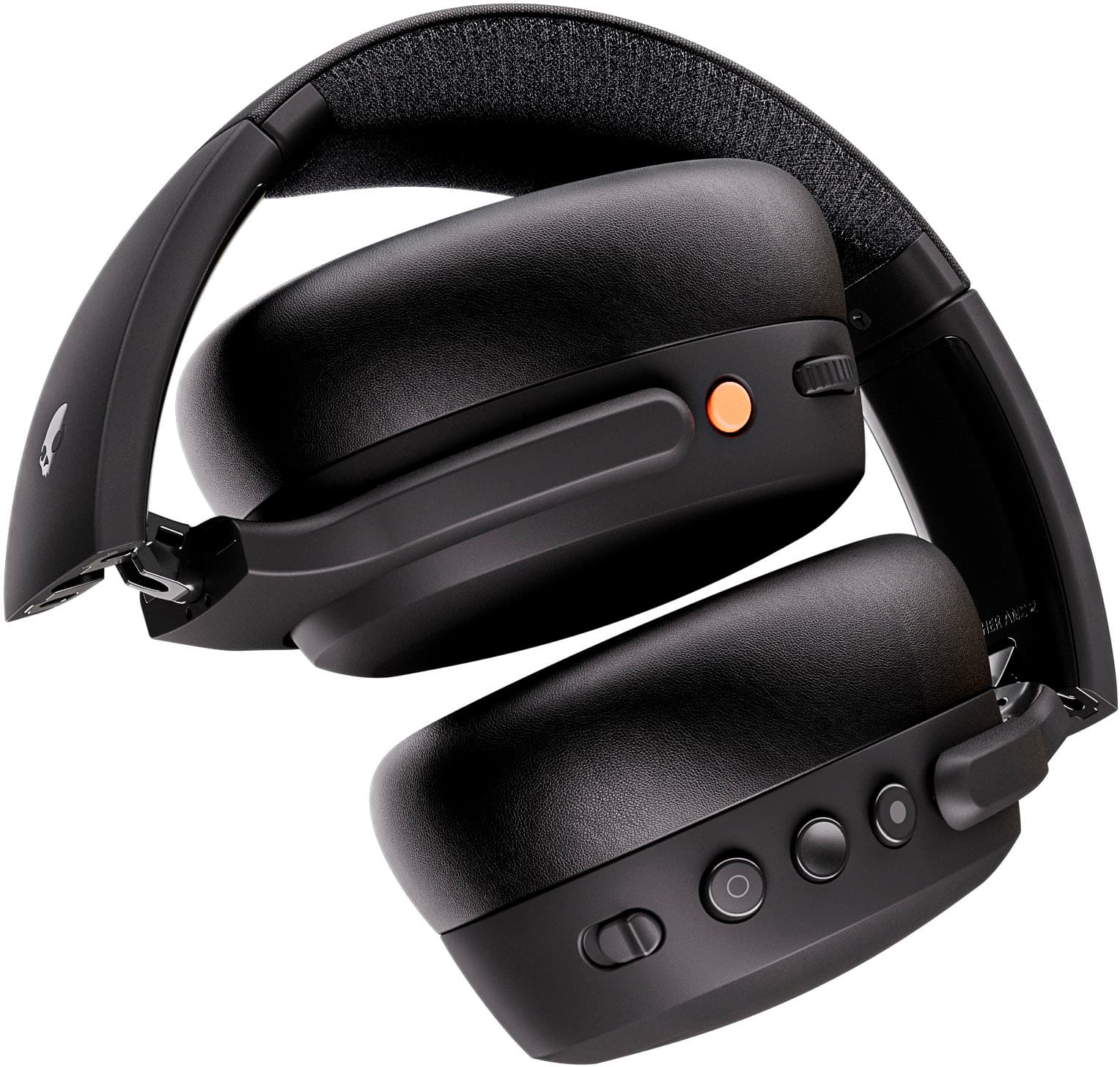 Left. Skullcandy - Crusher ANC 2 Over-the-Ear Noise Canceling Wireless Headphones - Black.