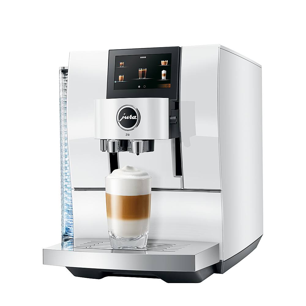 Angle. Jura - Z10 Espresso Machine - Diamond White.