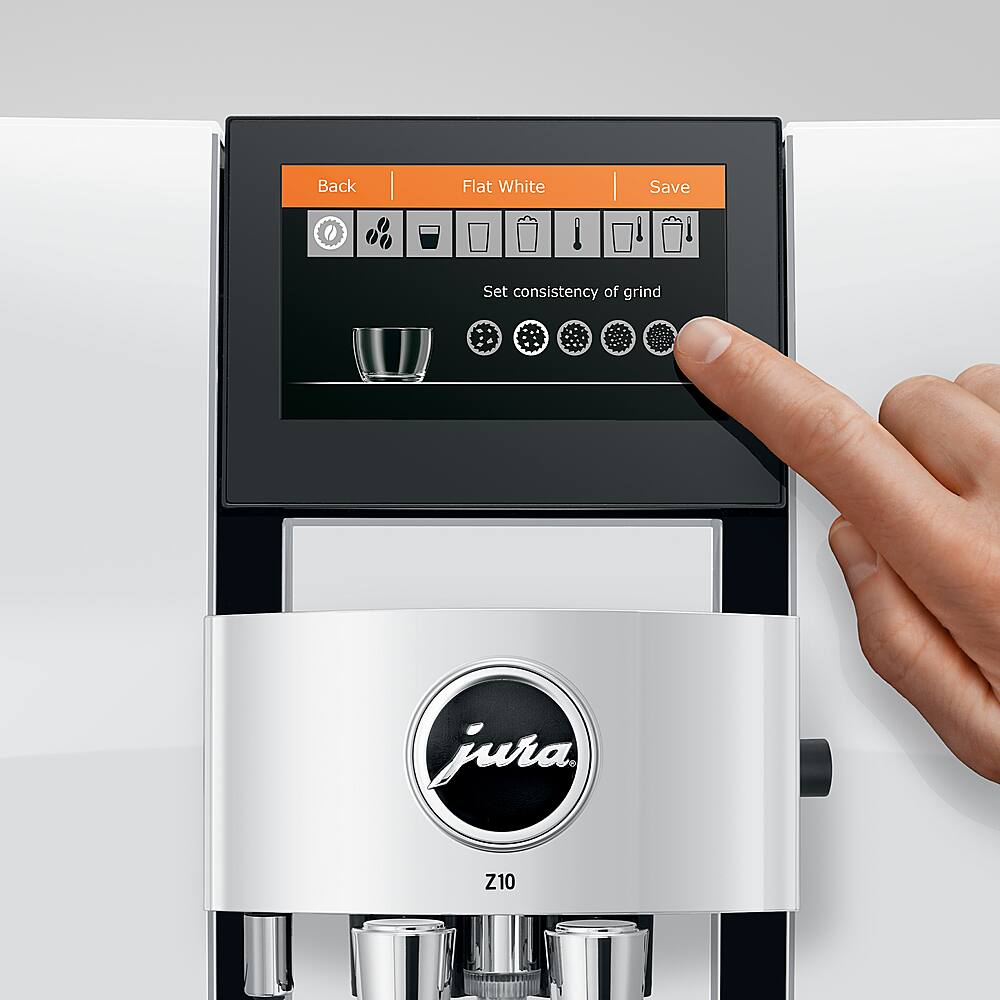 Alt View 1. Jura - Z10 Espresso Machine - Diamond White.