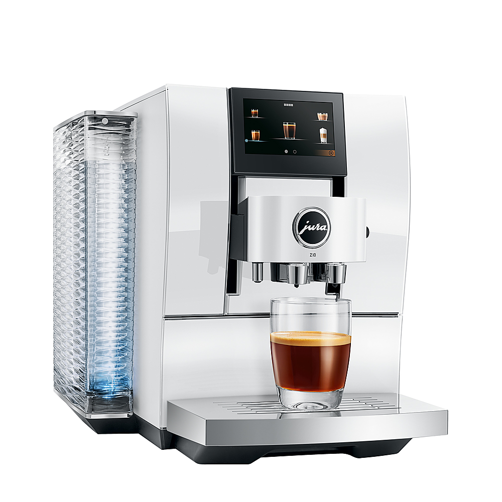 Left View: Jura - Z10 Espresso Machine - Diamond White