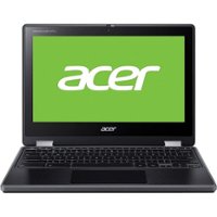 Acer Spin 11.6" Refurbished Touch-screen Chromebook - Intel Celeron N4500 with 4GB Memory and 32GB Flash Storage - Front_Zoom