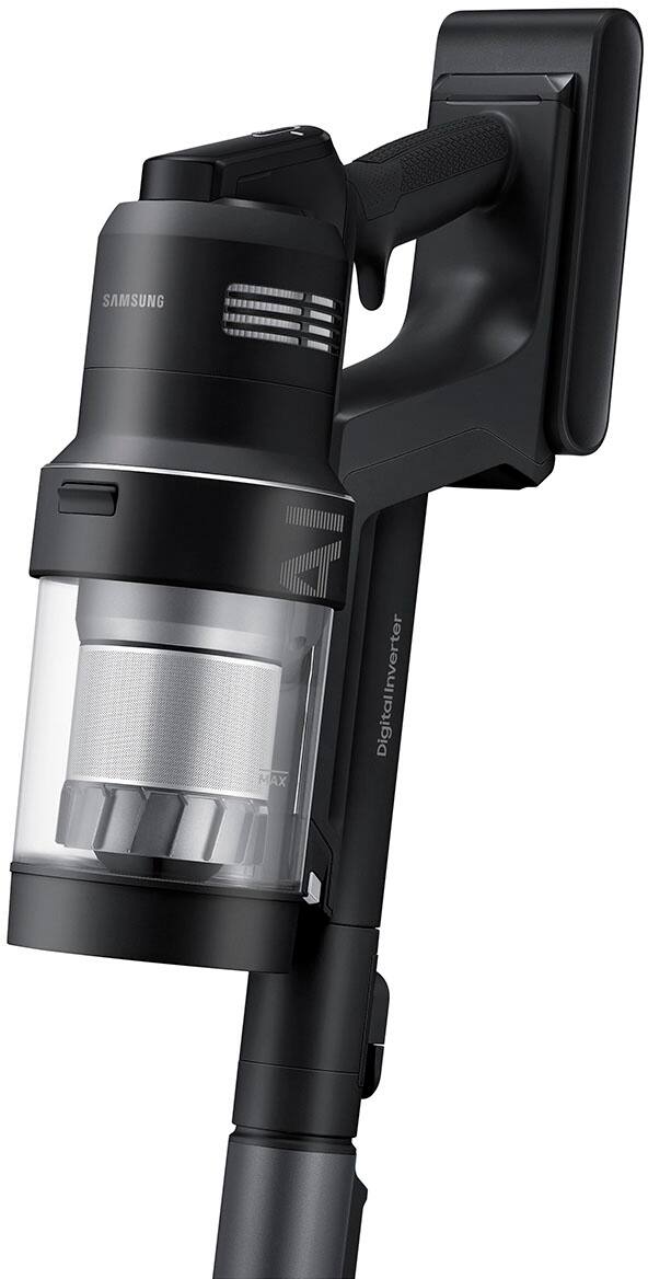 Alt View 17. Samsung - BESPOKE Jet AI Cordless Stick Vacuum with All-in-One Clean Station - Satin Black.