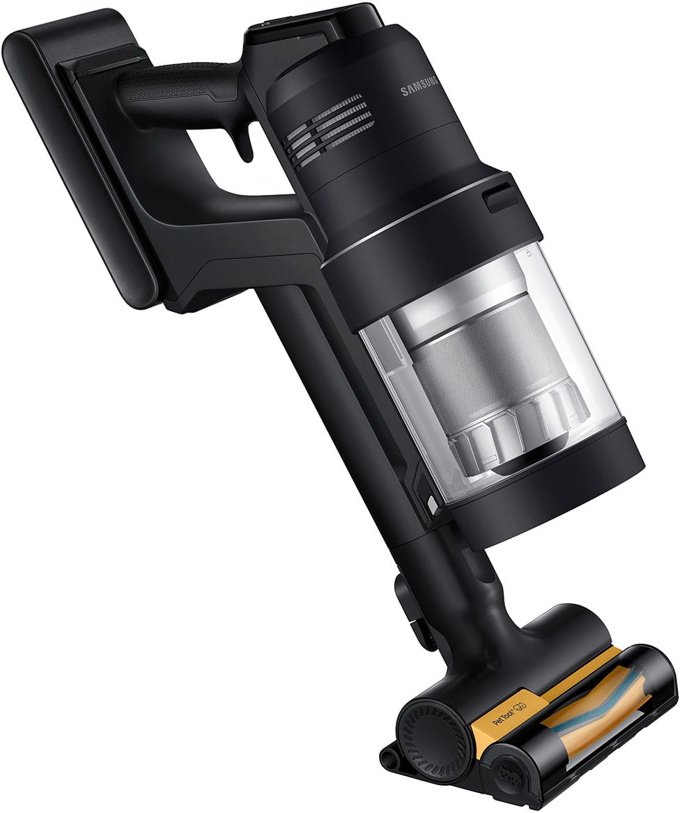 Alt View 18. Samsung - BESPOKE Jet AI Cordless Stick Vacuum with All-in-One Clean Station - Satin Black.