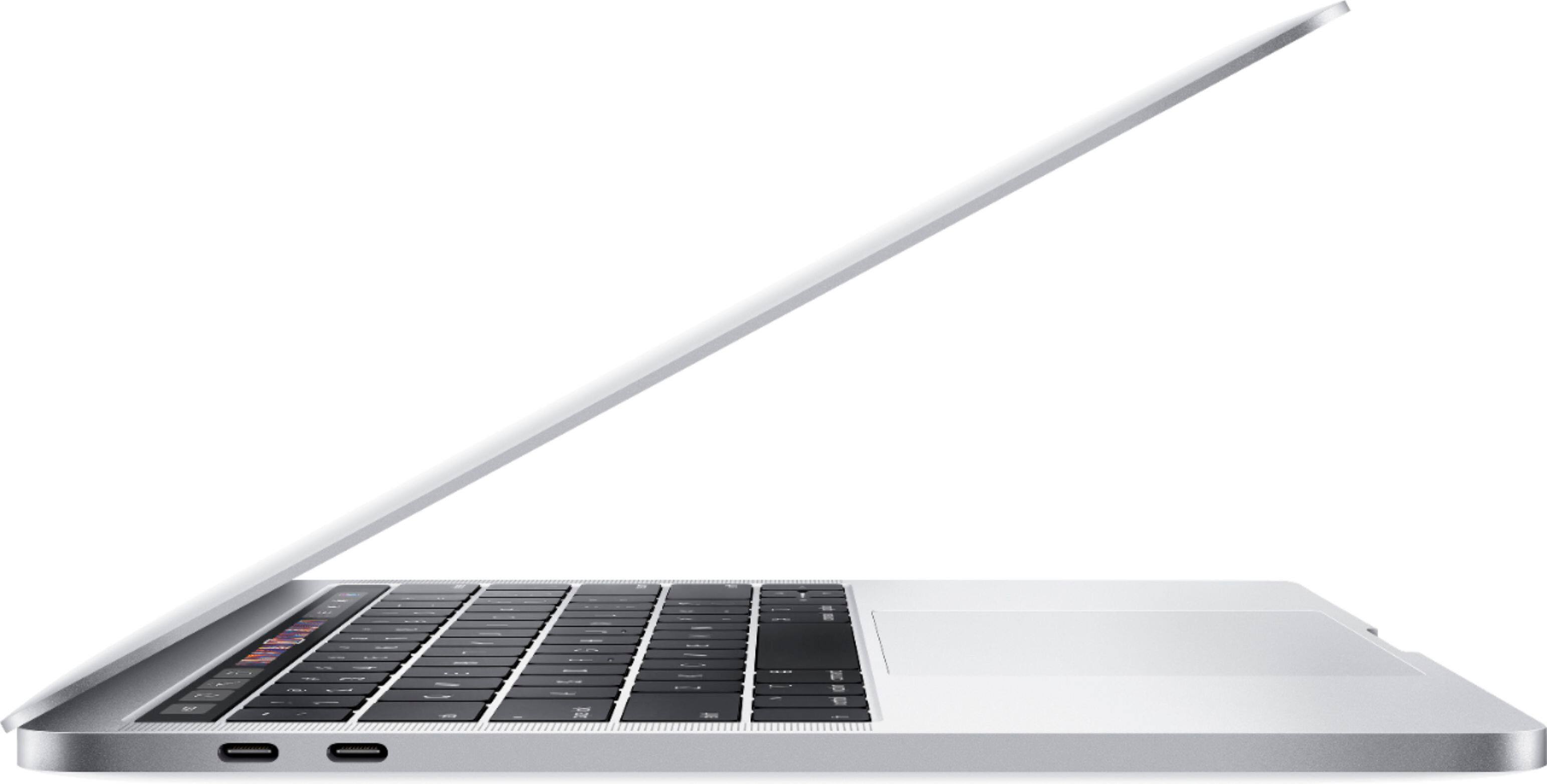 Alt View 11. Apple - Geek Squad Certified Refurbished MacBook Pro - 13" Display with Touch Bar - Intel Core i7 - 16GB Memory - 512GB SSD - Silver.