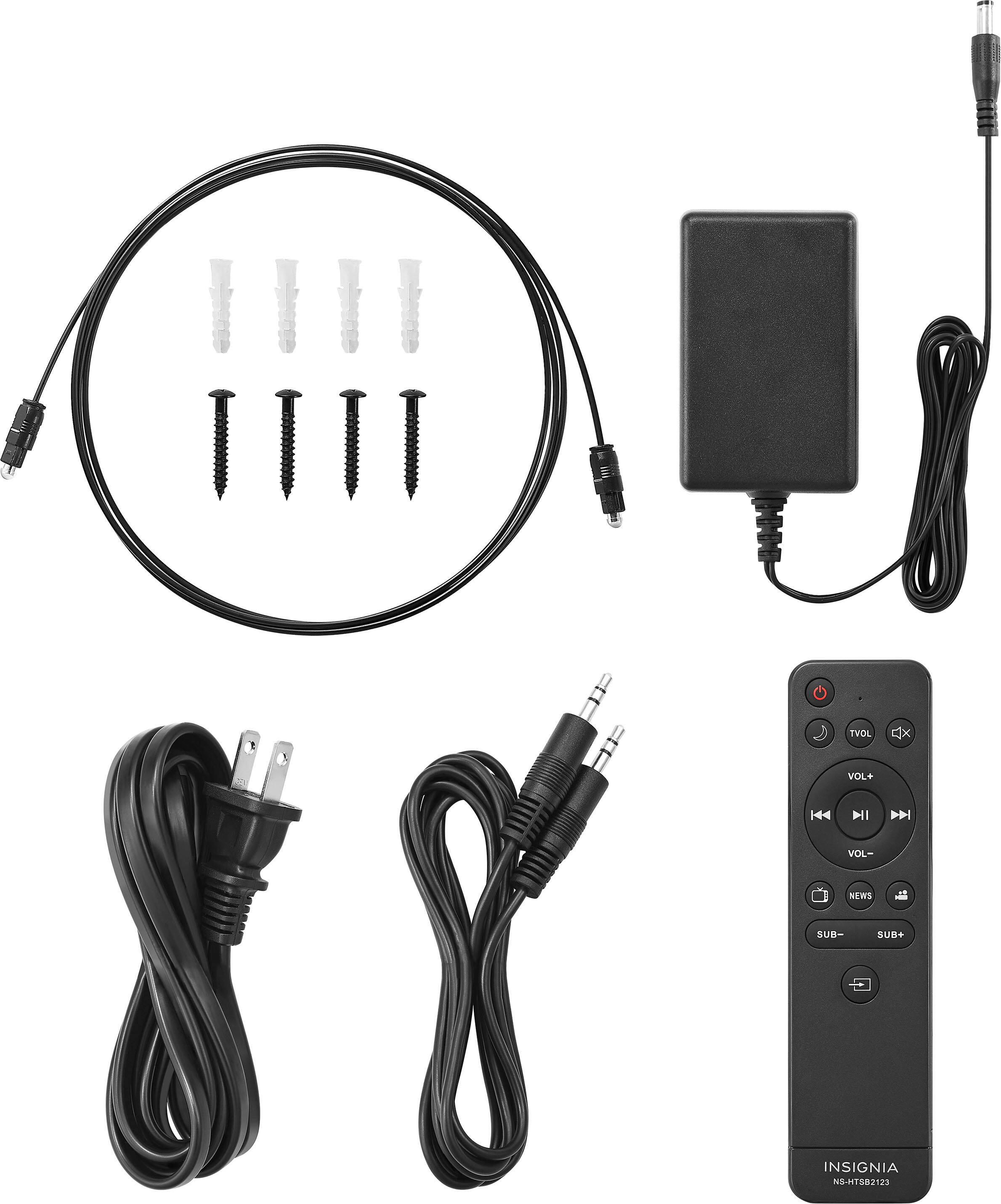 The image features a remote control and various cords and wires, including a power cord, a coaxial cable, and a black wire. The remote control is placed on the right side of the image, while the cords and wires are scattered around it. The cords and wires are of different sizes and colors, with some being black and others being white. The overall scene suggests that these items are part of a home entertainment system or a gaming setup.