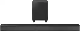 Insignia™ - 2.1-Channel Soundbar with Wireless Subwoofer and DTS:Virtual X - Black