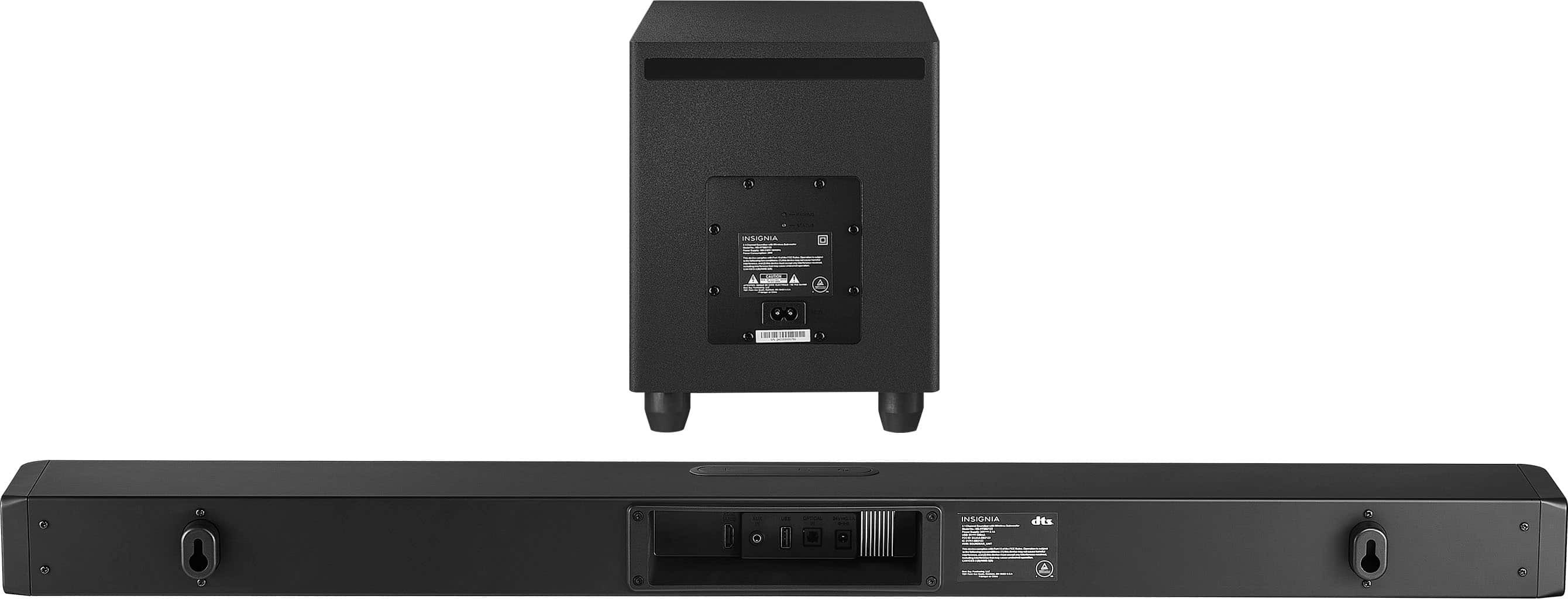 Alt View 11. Insignia™ - 2.1-Channel Soundbar with Wireless Subwoofer - Black.