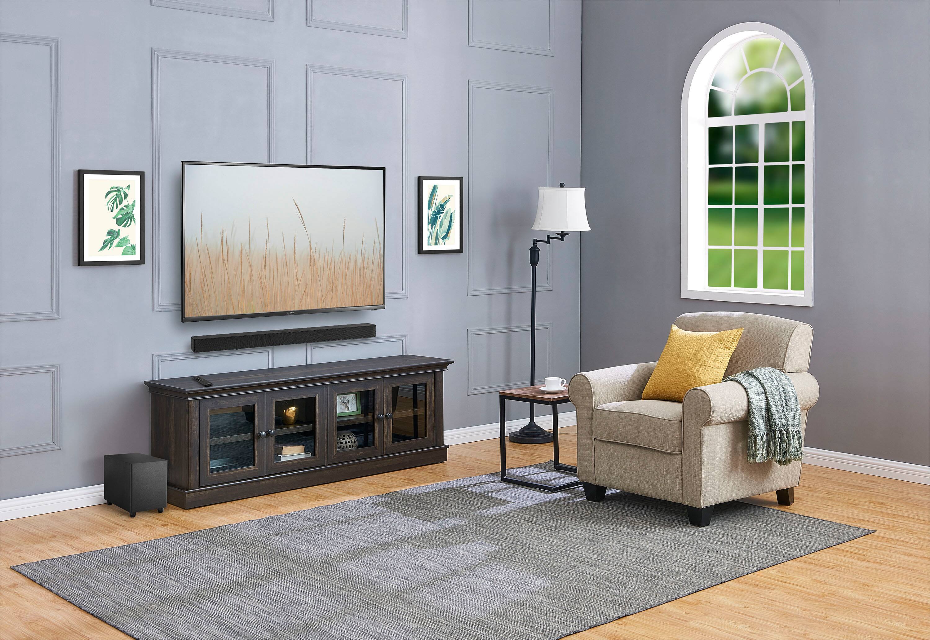 Alt View 16. Insignia™ - 2.1-Channel Soundbar with Wireless Subwoofer - Black.