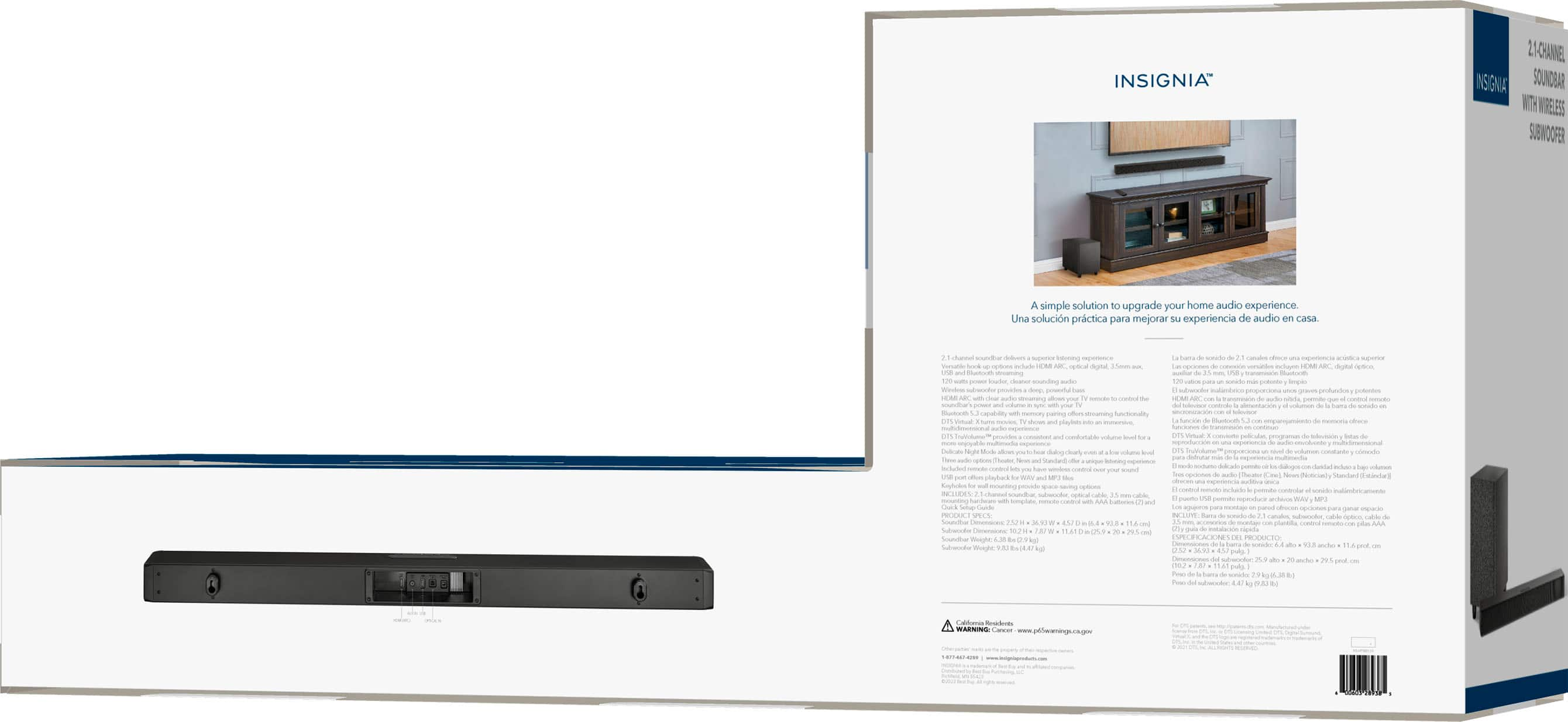 Insignia orders tv soundbar