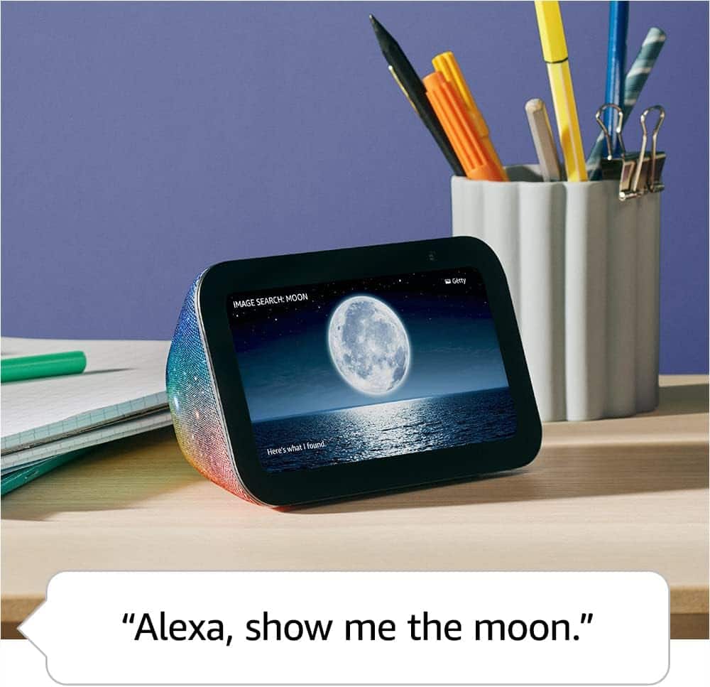 "Alexa, show me the moon."