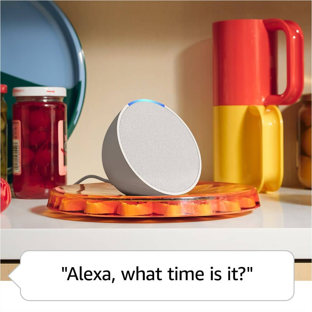 ALTAVOZ INTELIGENTE ALEXA  ECHO POP 1.ª GRIS CLARO - Mapy