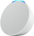 Amazon - Echo Pop (1st Generation) Smart Speaker with Alexa - Glacier White